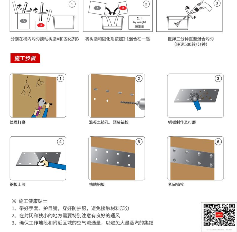 包钢山阳粘钢加固施工过程